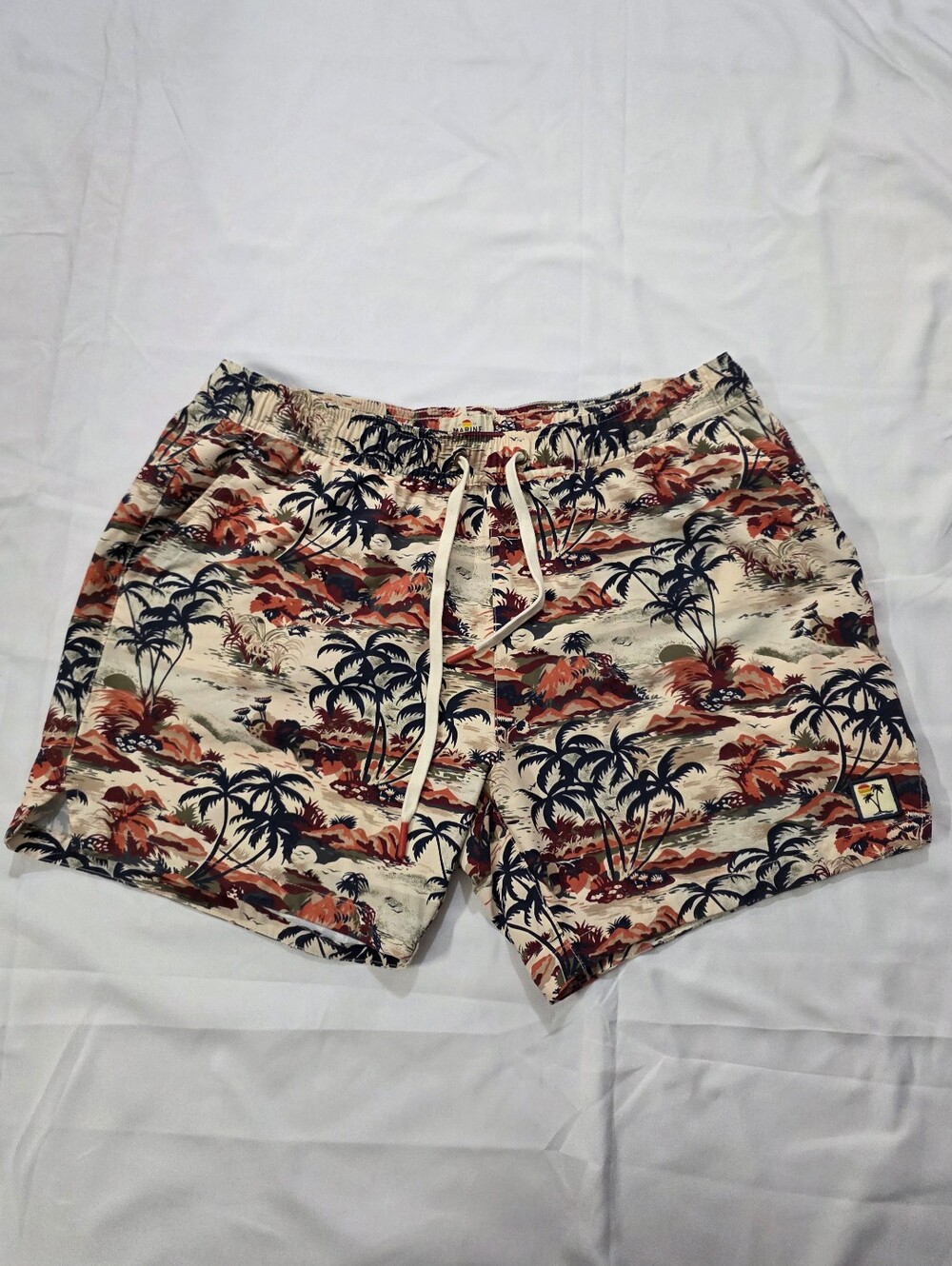 Marine Layer Men’s Rincon Swim Trunks Tropical Short